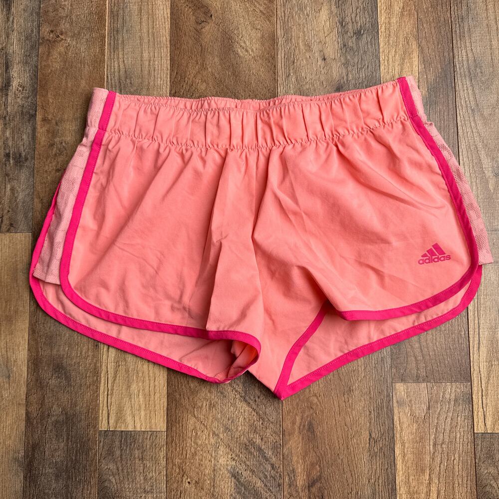 Adidas Running Shorts Women's Medium Pink‎ Athletic Training Fitness Soccer 6528